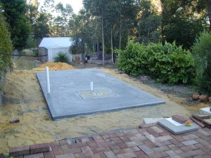 Observatory Concrete Pad