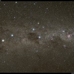 The Pointers, Southern Cross and Eta Carina Nebula