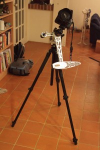 AstroTrac with Canon 7D and Manfrotto 190xProB Tripod